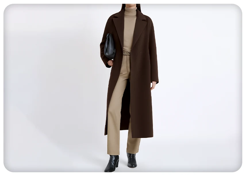 رنگ خاکی و مانتو قهوه ای