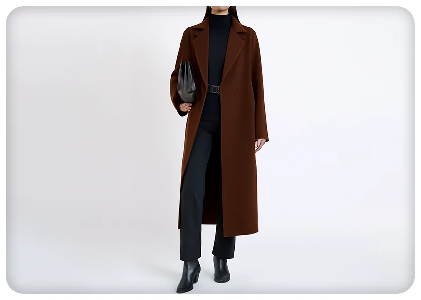 مانتو قهوه ای و رنگ مشکی