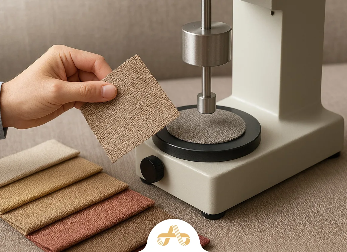 سنجش کیفیت پارچه های مبلی با شاخص مارتین دیل